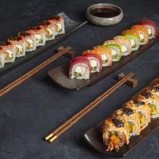 sushi and sashimi, sashimi, food, sushi