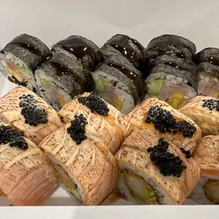 Futomaki Yellowtail Rolls