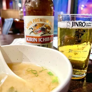 Miso Soup &amp; Kirin