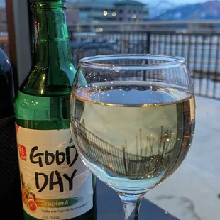 Great view with booze