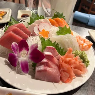 Sashimi Combo with Fatty Salmon