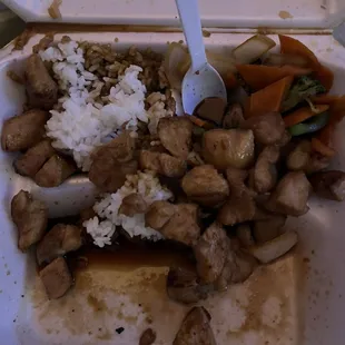 This has not been ate out of it&apos;s just the way it&apos;s served-ever-so-carelessly