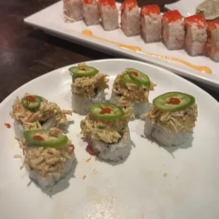 Top is lady in red bottom is en feugo