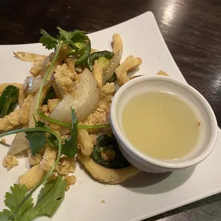 Crispy Wok Calamari & Fresh Jalapeno