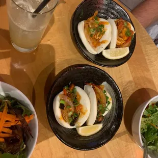 Chicken and beef Steam Buns