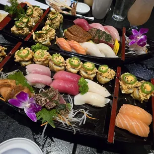 sushi and sashimi