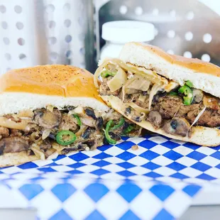 Mushroom hamburger