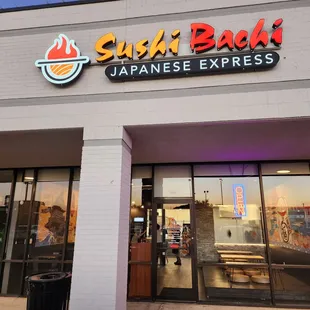 the front of the restaurant