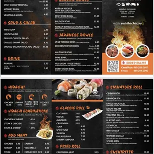 Our Menu