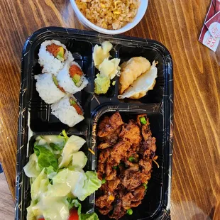 Their new Bento Box.  Lots of options and choices to build your custom bento box