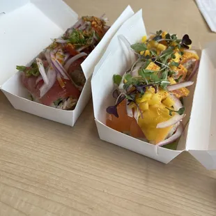 Left: Sunset @ The Lake, Right: Citrus Haze