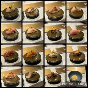 17 course omakase handroll not pictured