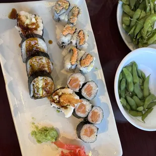sushi and sashimi, food