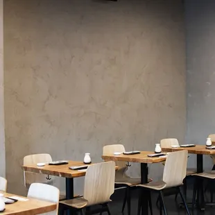 interior, sushi and sashimi