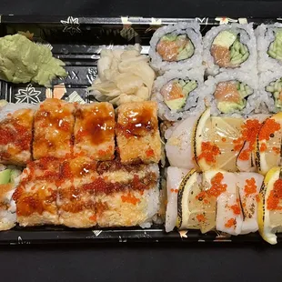 sushi and sashimi, food