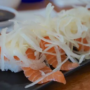 Onion salmon topped with Mayo *4/29/23