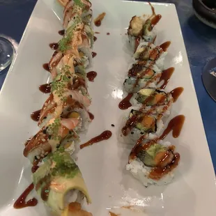 Key West roll and Yam Bam Thank You Ma&apos;am roll