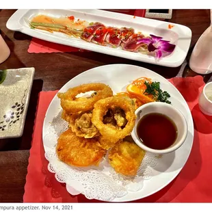 sushi and sashimi, food