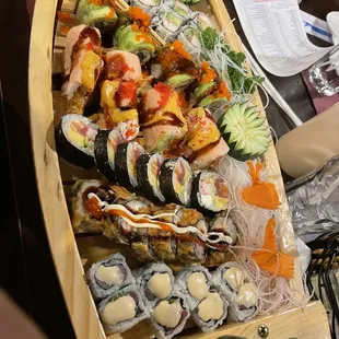 sushi, food, sashimi, sushi and sashimi