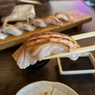 Aburi miso salmon. Also delicious!