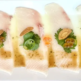 Yellowtail sashimi