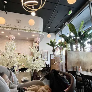 They've added new florals and faux plants. I see what they're trying to achieve but IMO it cheapens the vibe.