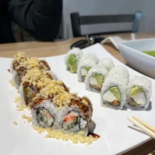 sushi and sashimi, sashimi, food, sushi