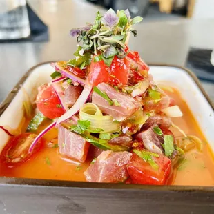 Tuna ceviche