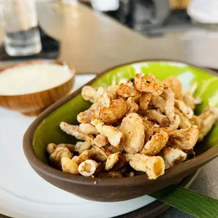 Crispy Bichi mushrooms