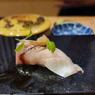 Japanese jackfish w/chili sauce &amp;herb (piece 3)