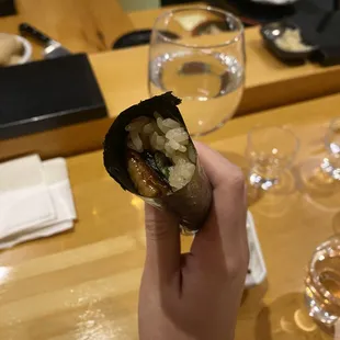 Unagi Hand Roll
