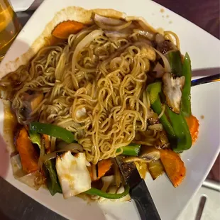 Yakisoba Noodle Dinner (veggie)