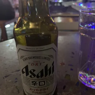 Asahi beer! The best!