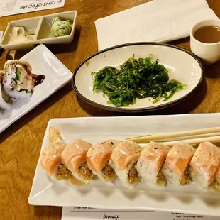 Sushi amazing here at Sushi Bomb