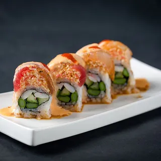 Fire Rainbow Roll