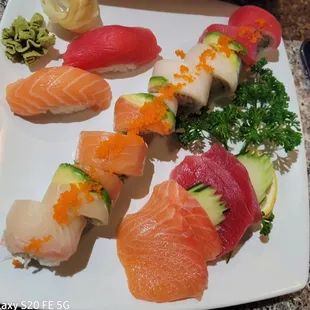 food, sushi, sushi and sashimi, sashimi