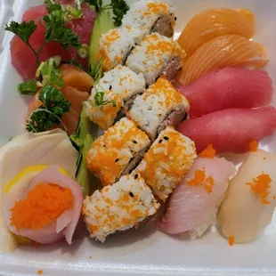 sushi, food, sashimi, sushi and sashimi