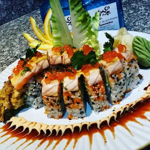 sushi and sashimi, sashimi, food, sushi