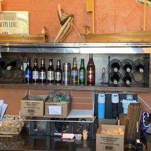 Yes... They have a decent selection of beer and wine, too. There are Japanese beers, as well as other styles.