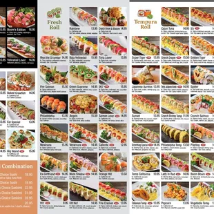 sushi and sashimi