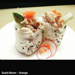 Real Crab Hand Roll(Soy Paper)