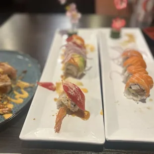 food, sashimi, sushi, sushi and sashimi