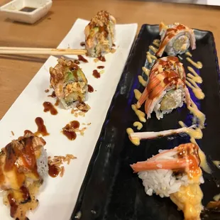 Lion King Roll and Sunset Roll