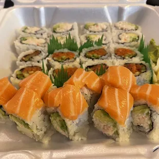 Alaskan Roll Spicy Tuna Roll California Roll