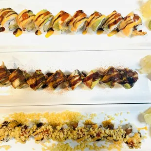 Tiger Fire dragon Texas Roll