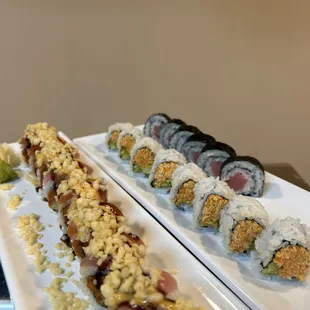 sushi and sashimi, food