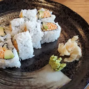 Spicy California roll - fresh tasting and hit the spot