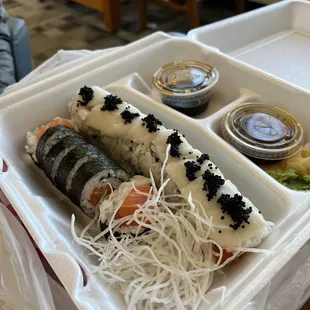 Black Pearl Roll Salmon Regular Roll