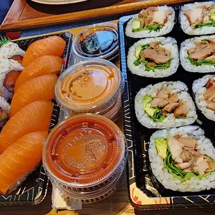 food, sushi, sushi and sashimi, sashimi