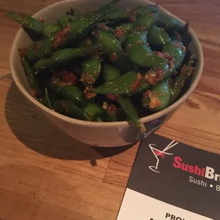 Garlic Edamame